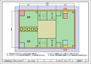 競技フィールド平面図